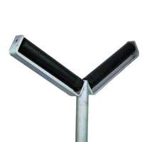 Tri-Stand Vee roller head only 300mm Poly Roller