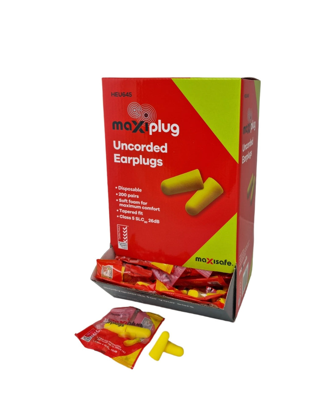MaxiPlug Uncorded Earplugs - Class 5 (Box of 200)