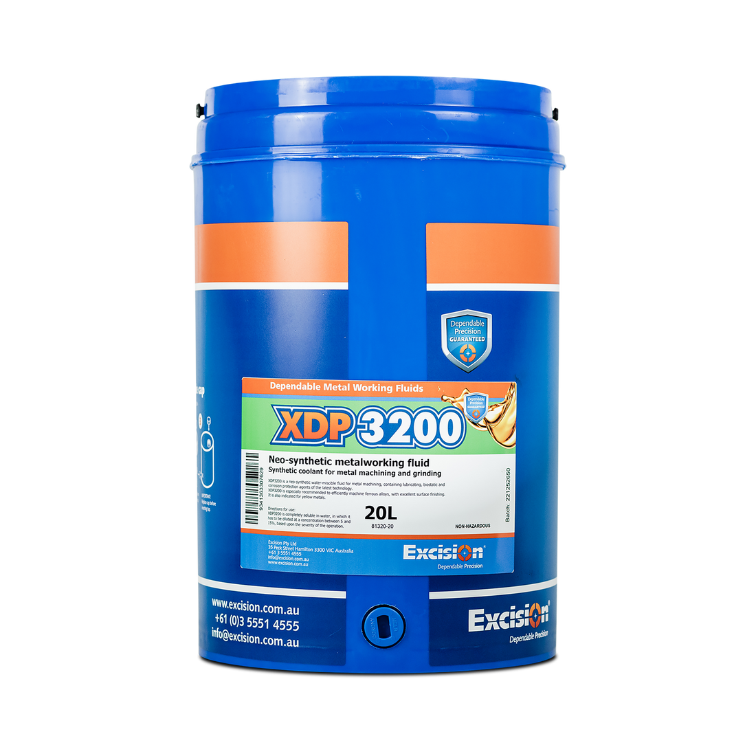 Excision XDP3200 Synthetic Coolant - 5L/ 20L/ 205L