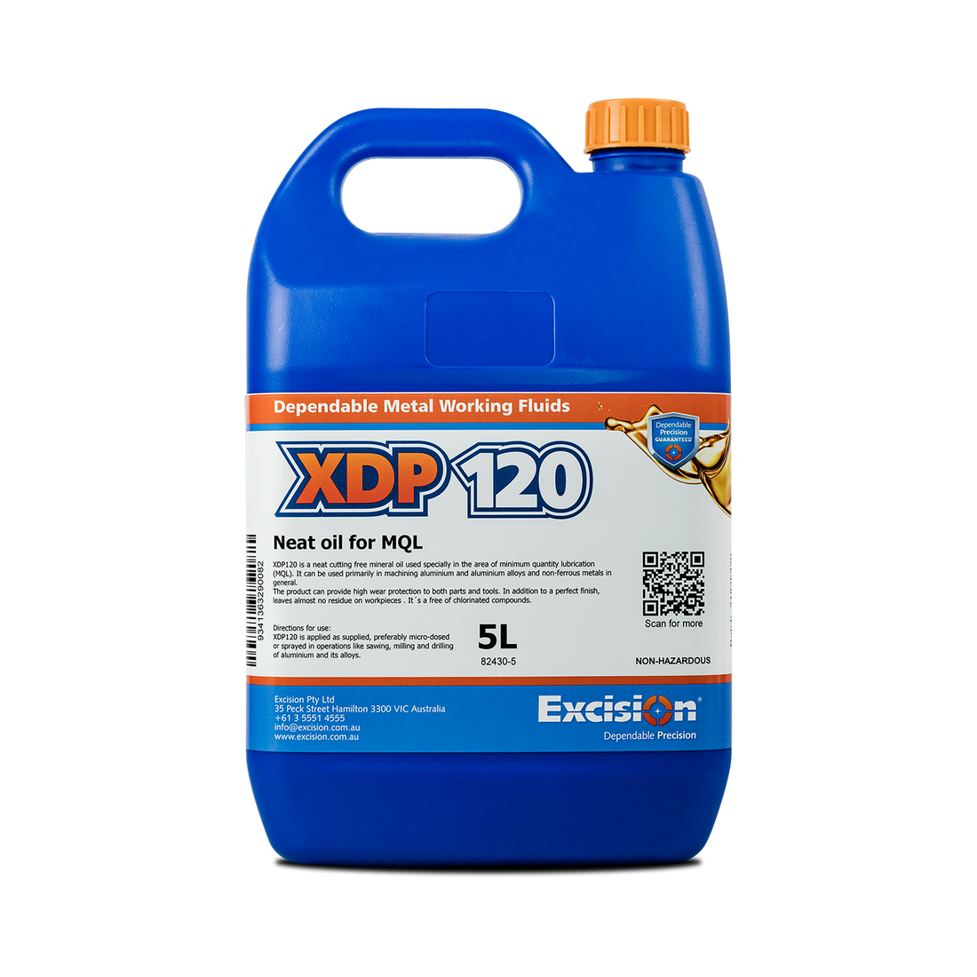 Excision XDP120 MQL Oil - 5L/ 20L