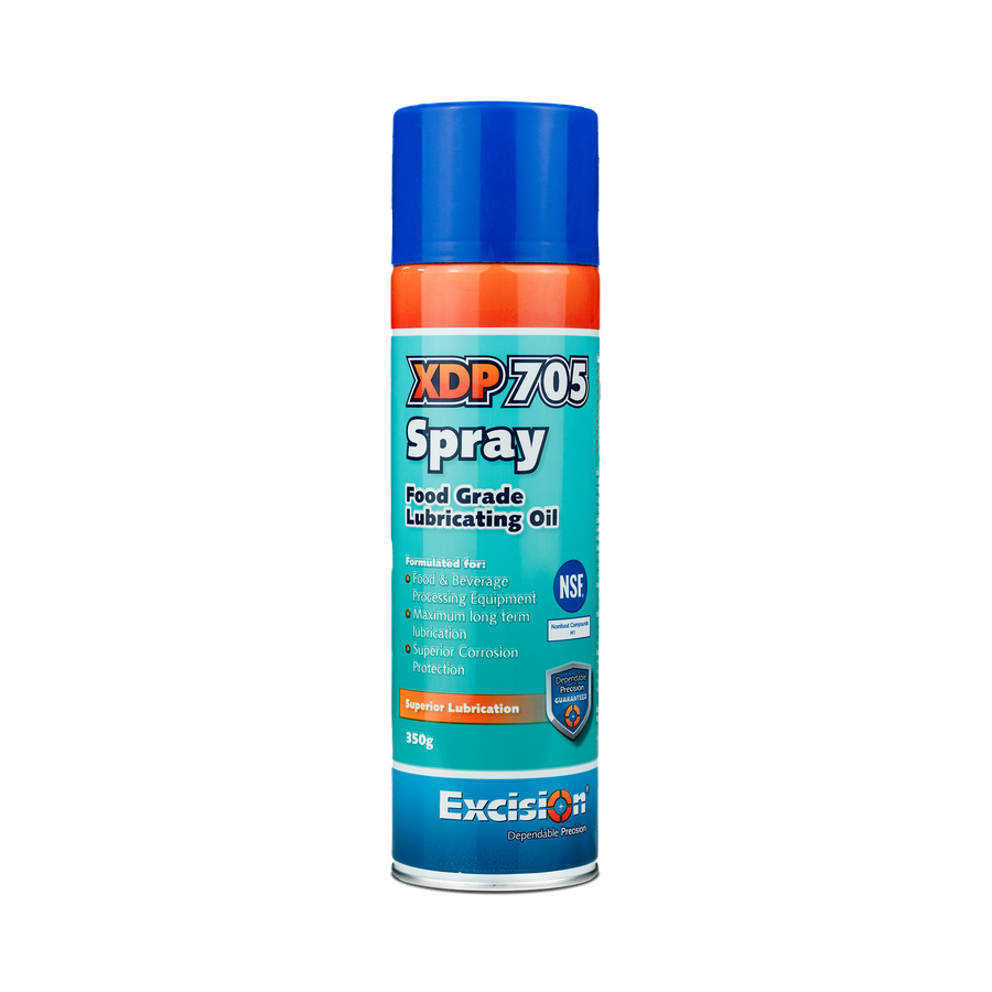 Excision XDP705 Food Grade Lubricating Oil - 350g Spray/ 5L