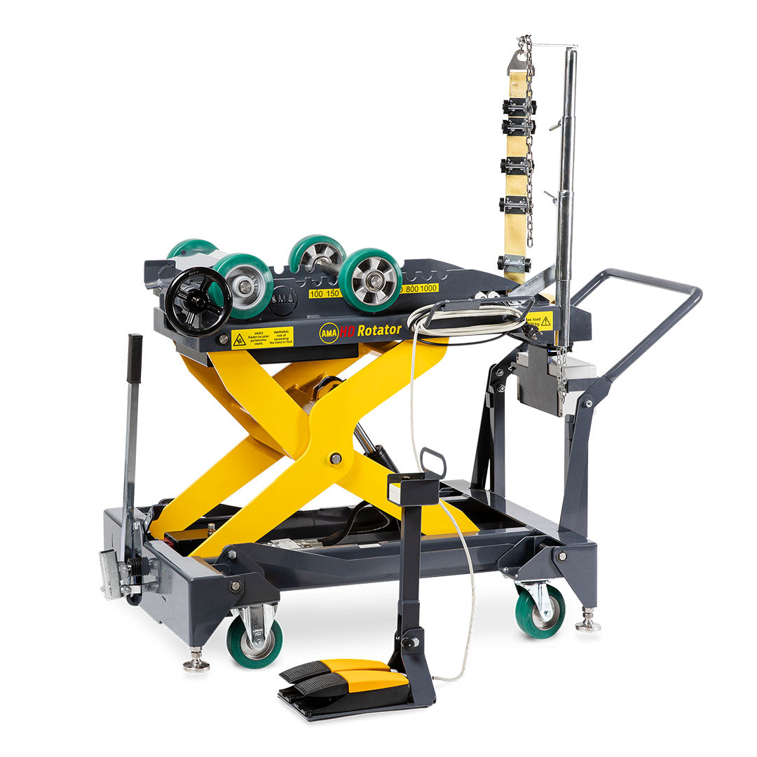 AMA Heavy Duty Pipe Rotator Hydraulic