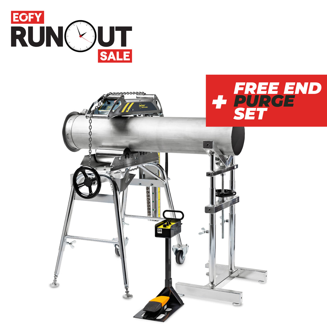 AMA Roller® Premium Pipe Rotator with remote
