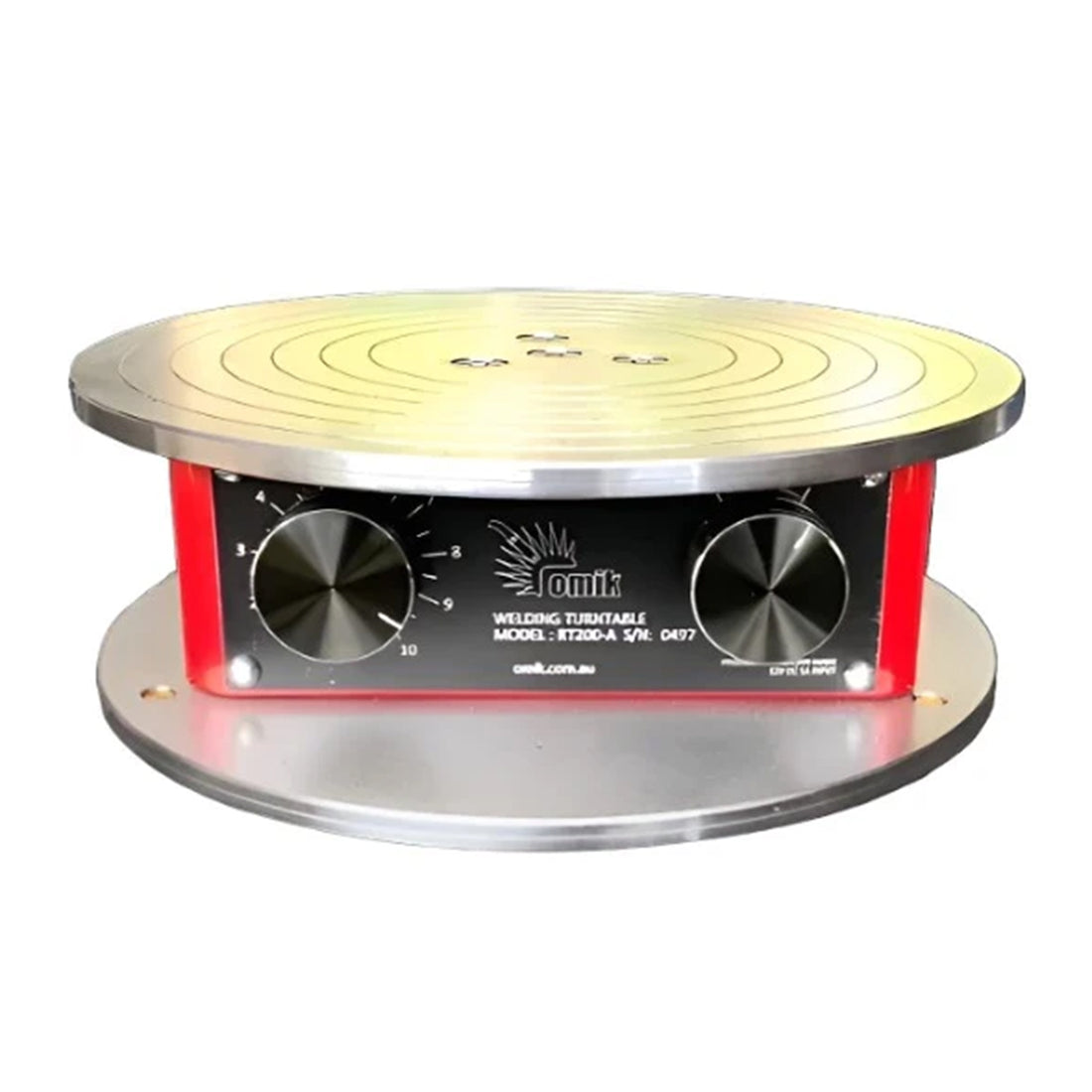 Turntable Bench OMIK® 15kg Benchtop Welding Rotator Turntable (no digital display ...