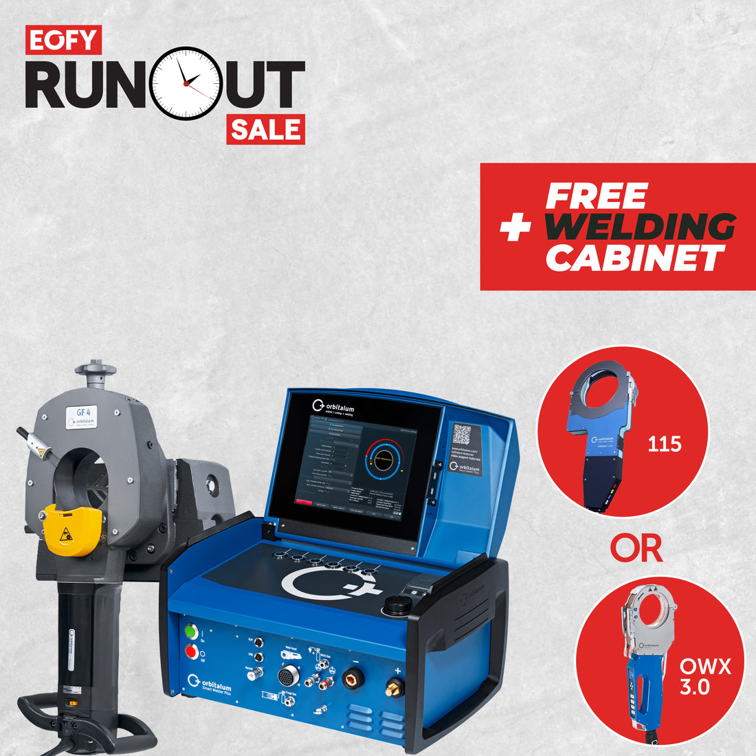 1-4" Standard Orbital Welding & Cutting Package