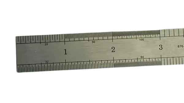 150mm Steel Imperial Metric Ruler – Orbimax