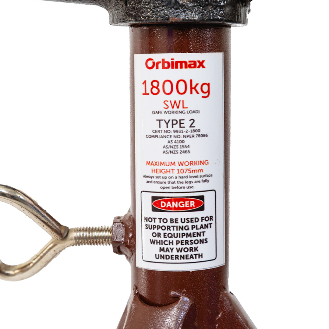 Type 2 - Folding Leg Pipe Stand